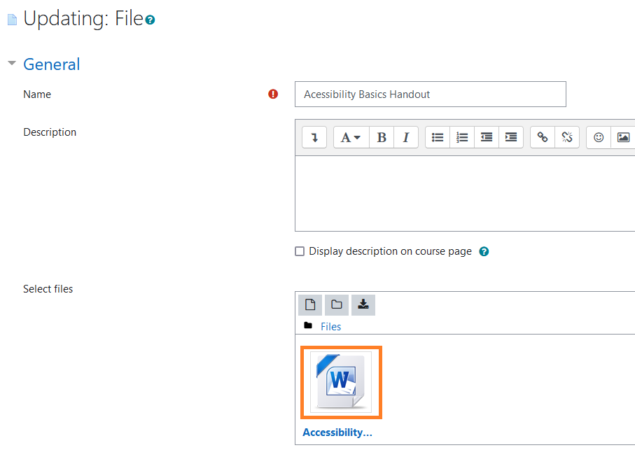 The full notification message for the file conversion